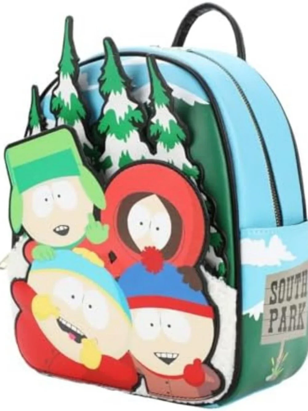 South Park Mini Backpack - Stan, Kenny, Cartman & Kyle 10.5” - Fun & Functional!